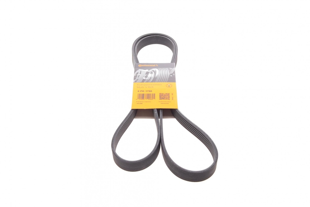 Ремень клиновый 6 PK 1750 Renault Clio/Laguna/Megane 1.4/1.6 97-05/Ford Fiesta 1.25/1.4 95-02