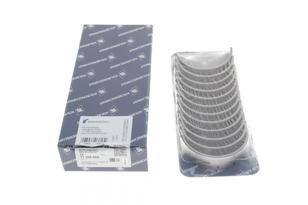 Вкладыши коренные VW 2.4/2.5 STD