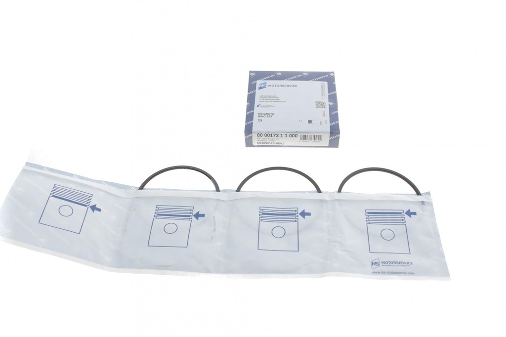 Кольца поршневые MB 87.0 (2.5/2/3) 2.0D/2.5D/3.0D OM601-OM603