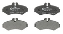Колодки тормозные SPRINTER задние MERCEDES G (W461), G (W463), SPRINTER 2-T (B901, B902), SPRINTER 3-T (B903); VW LT 28-35 II, LT 28-46 II 2.1D-5.5 09.94-
