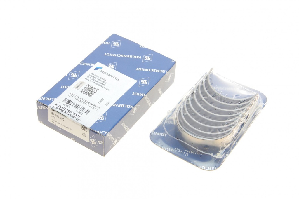 Вкладыши шатунные (0.50) CHEVROLET AVEO, CORSA, CRUZE, TIGRA, TRAX; DAEWOO 1.5I, CIELO, CIELO LOAD RUNNER, ESPERO, NEXIA; OPEL ASCONA B, ASCONA C, ASTRA F, ASTRA F CLASSIC 1.0-1.8LPG 03.79-