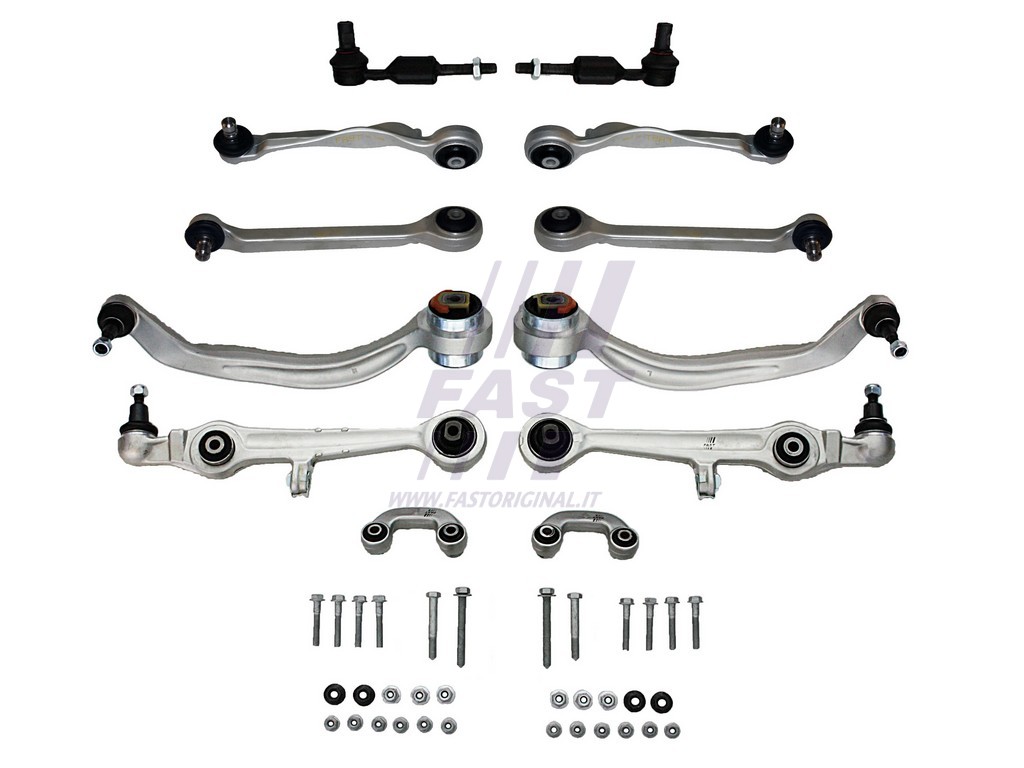 Комплект рычагов с наконечниками VW Passat B5/Audi A4 (конус 24.5мм) (FT15668) Fast