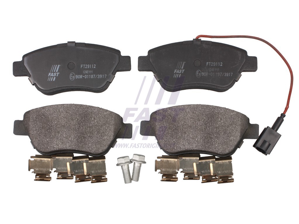 Колодки тормозные перед. Fiat Fiorino (07-) (FT29112) Fast