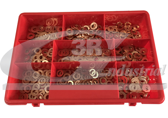 (Box 90шт) Шайби під форсунку 81905x10шт/81291х 10шт/81292х 10шт/83244х 10шт/83252х 10шт/81247х 10шт/83700х 10шт/80541х 10шт/81215х 10шт