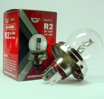Лампа R2 24V 55/50 P45T