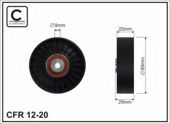 88,3x8x26 Ролик паска приводного Volvo/Renault