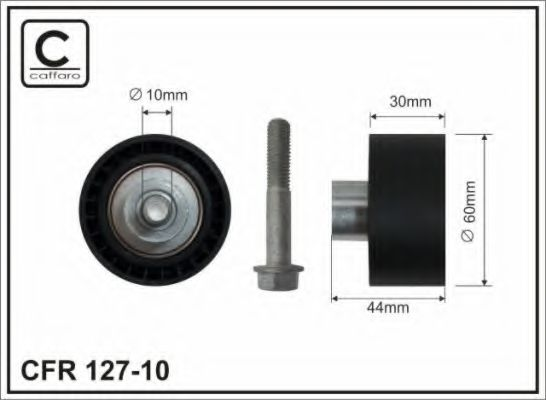 60x10x30 Ролик паска приводного CHERY A5 1.6
