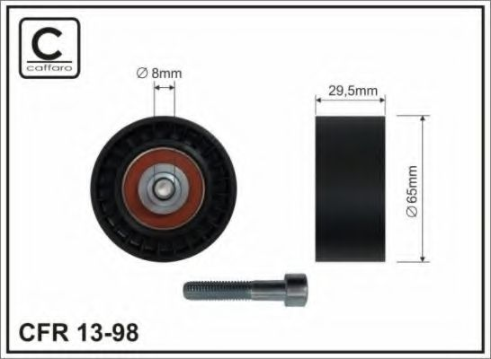65x8x29,5 Ролик паска приводного DB Klasa E(W211) 2.2CDI/2.7CDI 02-