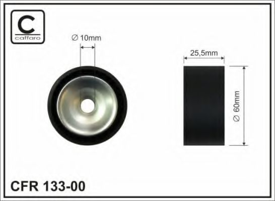 60x17x25 Ролик ремня привода Renault 1.4/1.6 (+AC)Clio/Megane/Laguna/Espace/