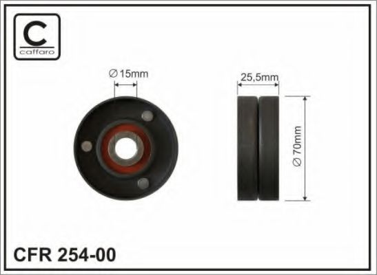 70x17x26 Ролик ремня приводного BMW E46,39,38, X5