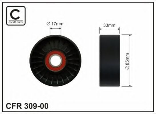 85x17x32 Ролик паска приводного Chrysler, Dodge, Jeep