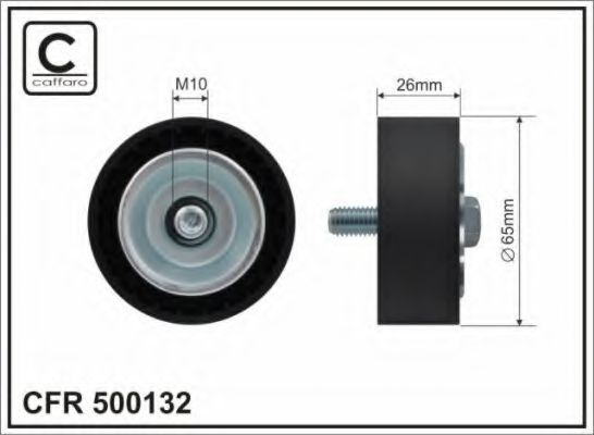 65x10x26,5 Ролик паска приводного MB Sprinter 2.2CDI 06-
