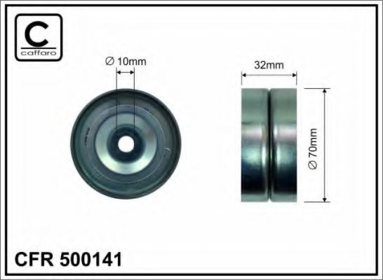 70X10X32 Ролик паска приводного Lexus GS, IS, RX, Toyota Land Cruiser 2.5/3.0/3.5/4.0 01.03- RAV 4 III 3.5 8/07-9/09