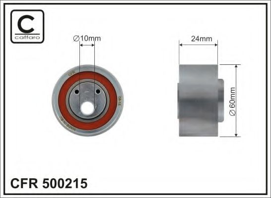 60x10x24 Ролик паска приводного Audi 100/A6 2,5TDI 94-