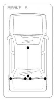 Трос ручного гальма зад. П Peugeot 607 05-