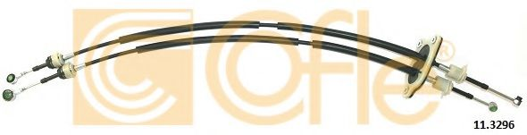 Трос куліси КПП (Л+П) 1290/1325mm Fiat Fiorino 1.3 JTD 07- 