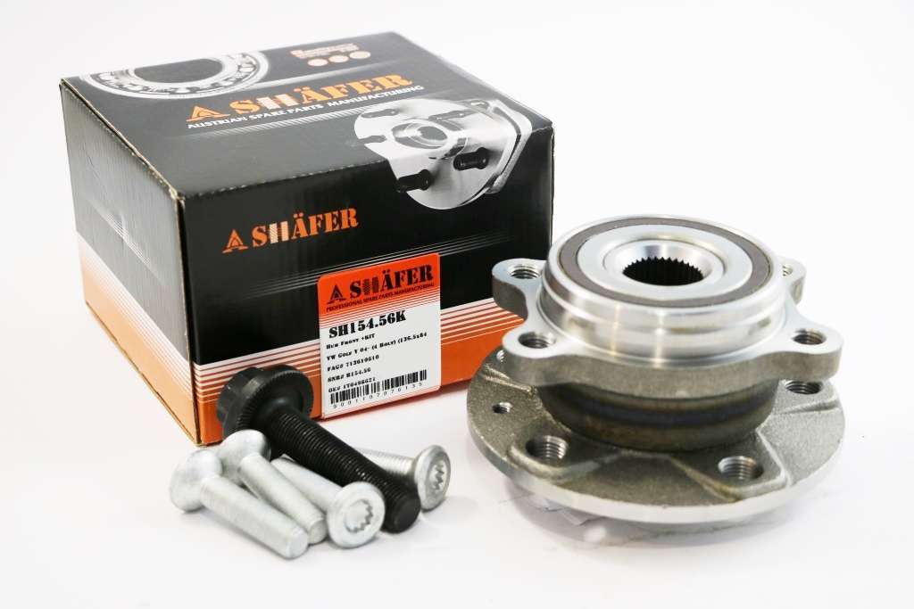 Маточина передня VW, Golf V-VI, 04-, (4 болти), ABS+, монт. ккт.+