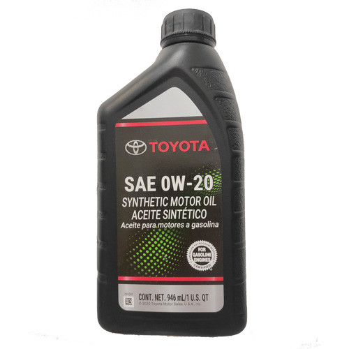 Масло моторное TOYOTA Syntetic Oil 0W-20,1qt