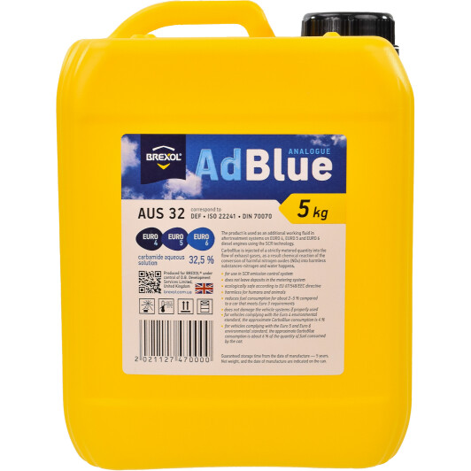 Жидкость AdBlue BREXOL для систем SCR 5kg