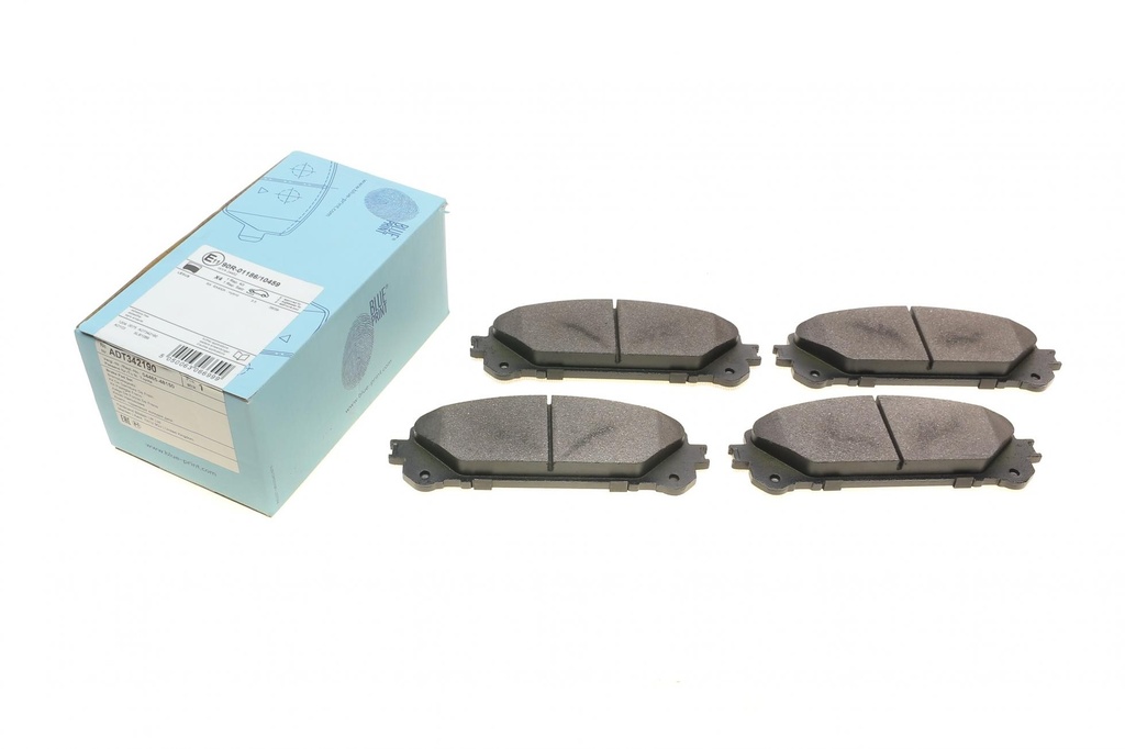 Комплект тормозных колодок передний LEXUS NX, RX; TOYOTA HIGHLANDER / KLUGER 2.5H-3.5H 06.07-