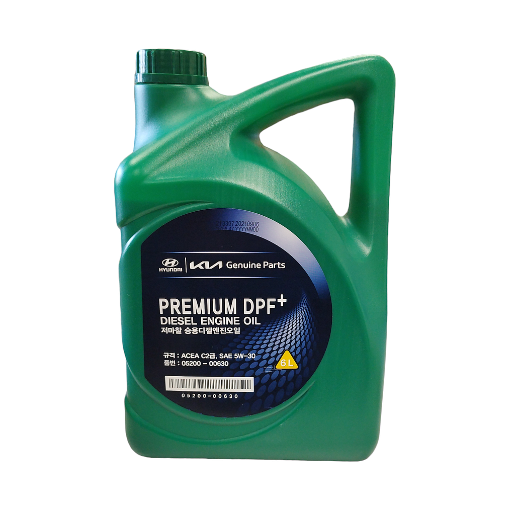 Масло Mobis Hyundai/KIA Premium DPF+ Diesel 5W-30, 6л