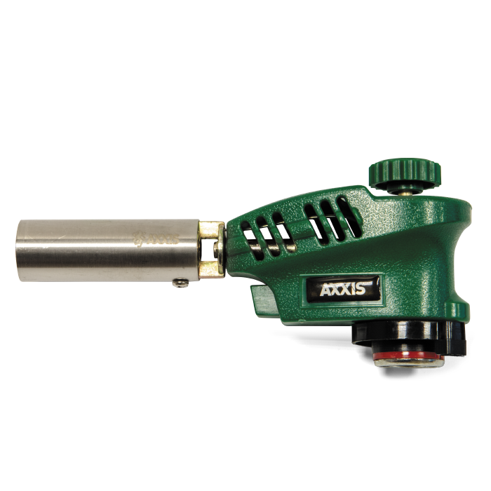 Горелка газовая, пьезозажигание на курке, регулятор, рассекатель пламени