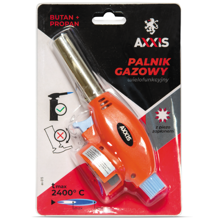 Пальник газовий з п'єзопідпалом "комбінований"