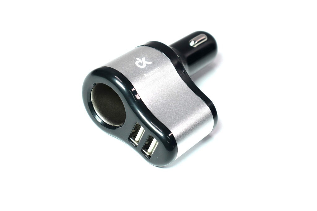 Автомобильное зарядное устройство 2USB (12 / 24V - 5V 2,1A) и прикуриватель (12/24 -5A 60W)