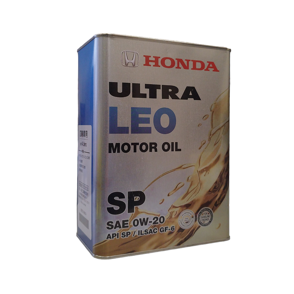 Масло моторное HONDA ULTRA LEO 0W-20 SP/GF-6 (Japan), 4л.