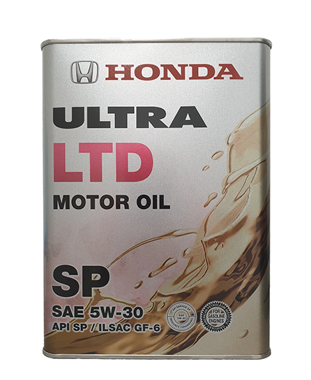 Масло моторное HONDA ULTRA LTD 5W-30 SP/GF-6 (Japan), 4л.