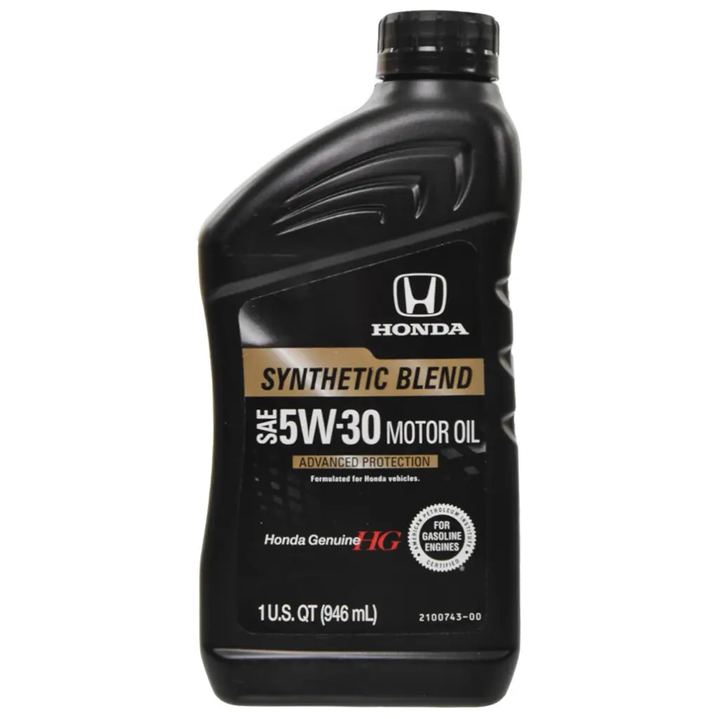 Масло моторное HONDA SYNTHETIC BLEND 5W-30, SP/GF-6, 1U.S.QT (946mL)