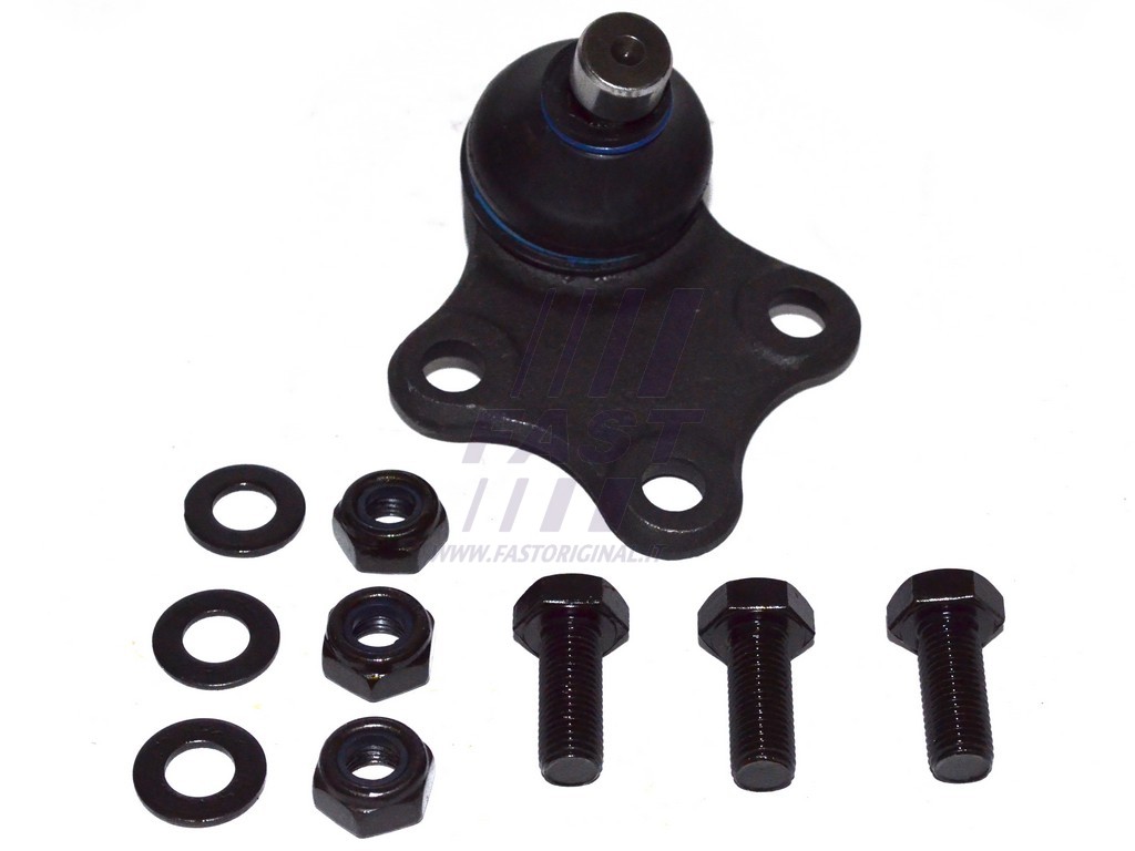 Кульова опора Ø 16mm (к-кт з гвинтами) Peugeot Partner 1.9 D 96- (з P.S. )