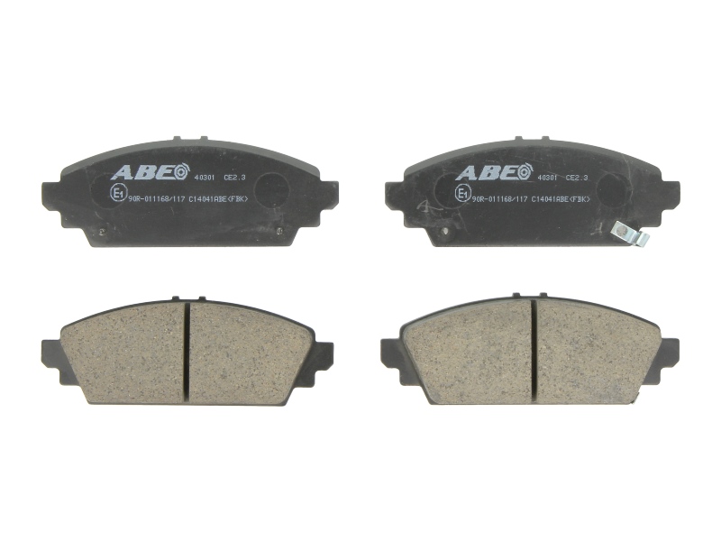 Комплект гальмівних колодок передн , HONDA ACCORD VI, CIVIC VII, CR-V II, S2000 1.6-2.4 03.97-