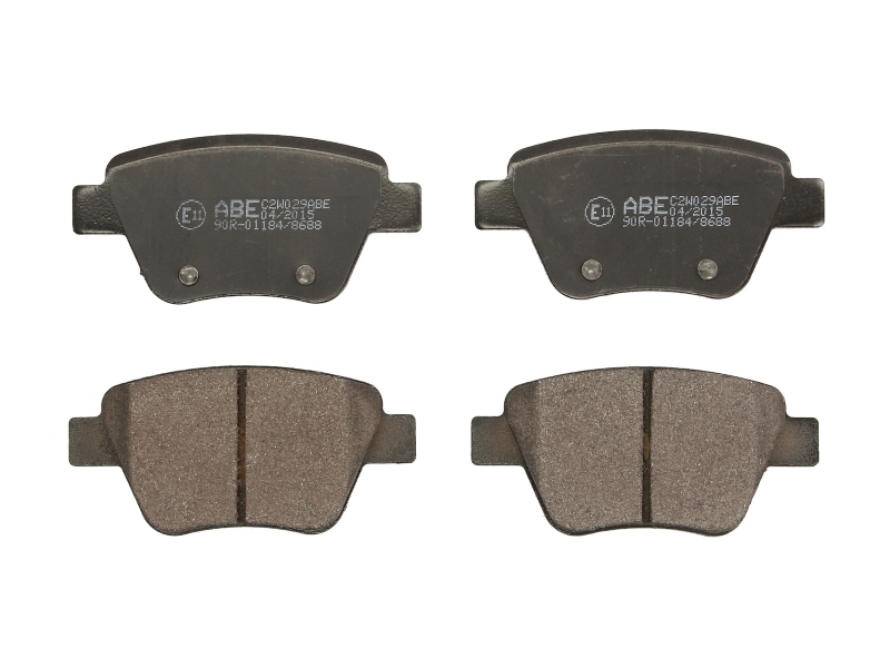 Комплект гальмівних колодок задн , AUDI A1, A3  SEAT ALTEA, ALTEA XL, LEON  SKODA OCTAVIA II, OCTAVIA III, SUPERB II, YETI  VW BEETLE, CADDY III, CADDY III/MINIVAN 1.0-3.6 02.98-12.20