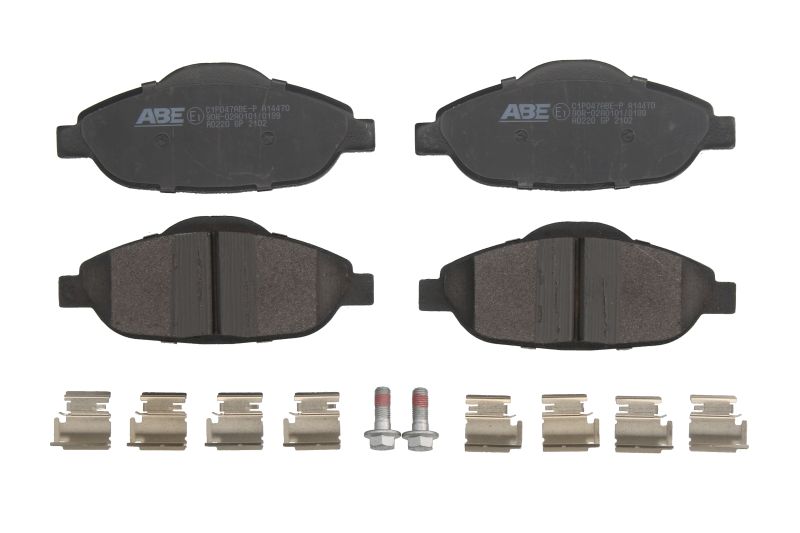 Комплект гальмівних колодок передн , PEUGEOT 3008, 3008 I, 308, 308 I, 308 I/KOMBI, 408, 5008 1.2-2.0DH 09.07-