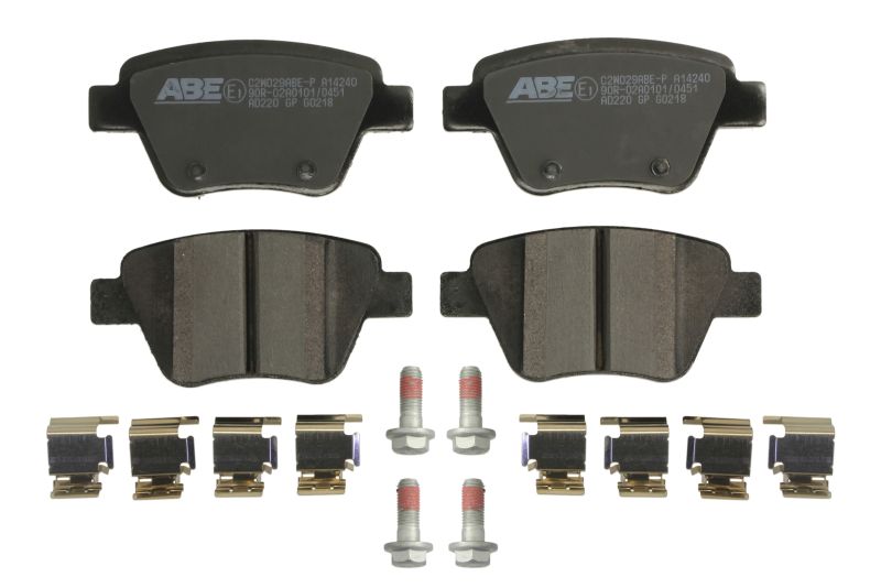 Комплект тормозных колодок задн , AUDI A1, A3  SEAT ALTEA, ALTEA XL, LEON  SKODA OCTAVIA II, OCTAVIA III, SUPERB II, YETI  VW BEETLE, CADDY III, CADDY III/MINIVAN, EOS 1.0-3.6 02.03-12.20