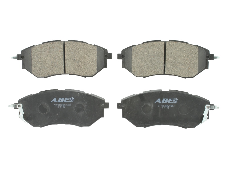 Комплект гальмівних колодок передн , SUBARU FORESTER, IMPREZA, LEGACY III, LEGACY IV, LEGACY V, LEGACY VI, LEVORG, OUTBACK, TRIBECA, XV 1.5-3.6 08.00-