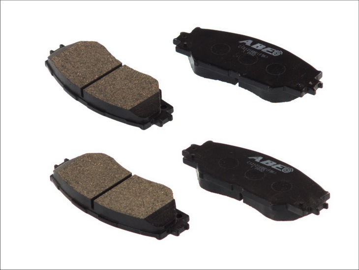 Комплект гальмівних колодок передн , LEXUS HS  PONTIAC VIBE  SUBARU TREZIA  TOYOTA ALLION II, AURIS, BB I, BB II, CALDINA, COROLLA, HARRIER, MARK X ZIO I, MATRIX, NOAH/VOXY, PASEO 1.0-3.5 08.95-