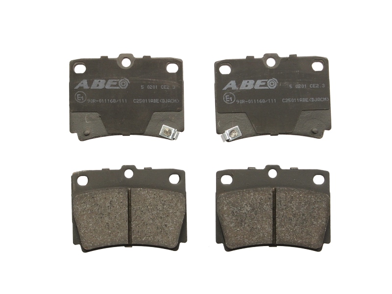 Комплект гальмівних колодок задн , MITSUBISHI PAJERO II, PAJERO III, PAJERO SPORT I, PAJERO SPORT II, PAJERO SPORT III 2.4D-3.0 12.90-