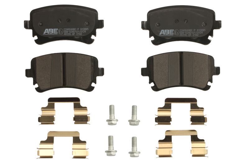 Комплект тормозных колодок задн , AUDI A3, A4 B6, A4 B7, A6 ALLROAD C6, A6 C5, A6 C6, A8 D3  BENTLEY CONTINENTAL, CONTINENTAL FLYING SPUR  VW CALIFORNIA T5 CAMPER 1.8-6.0ALK 05.01-08.24