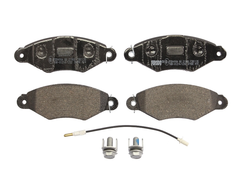 Тормозные колодки передние  CITROEN XSARA 1.4i 10/97-bendix,KANGOO 97-,206 9/98