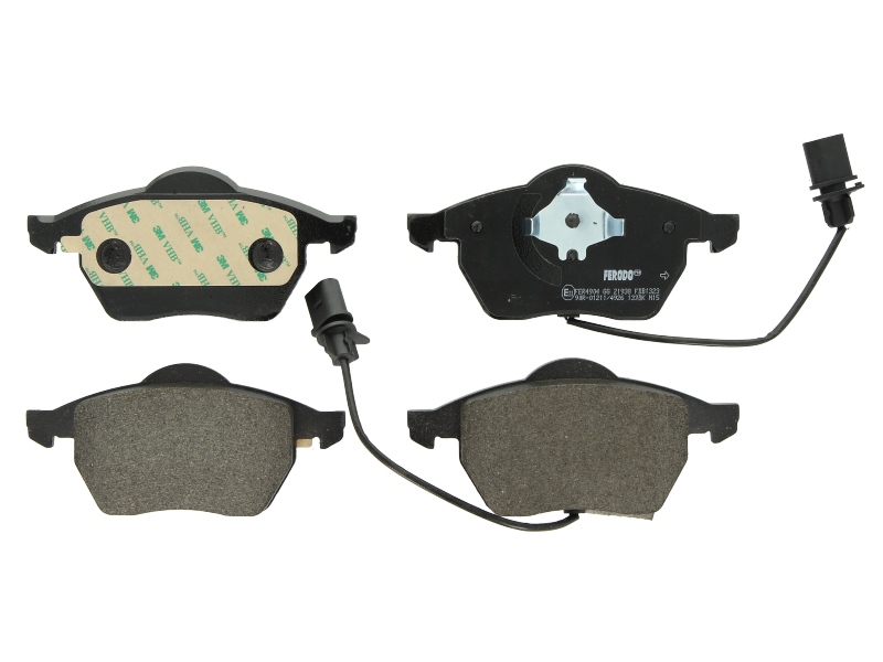 Колодки тормозные передние AUDI A4 11/95-;A6 1/97-;PASS. 08