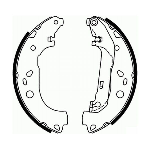 Тормозная колодка FORD TOURNEO CONNECT, TOURNEO CONNECT V408 NADWOZIE WIELKO, TRANSIT CONNECT, TRANSIT CONNECT V408/MINIVAN 1.0-1.8LPG 06.02-
