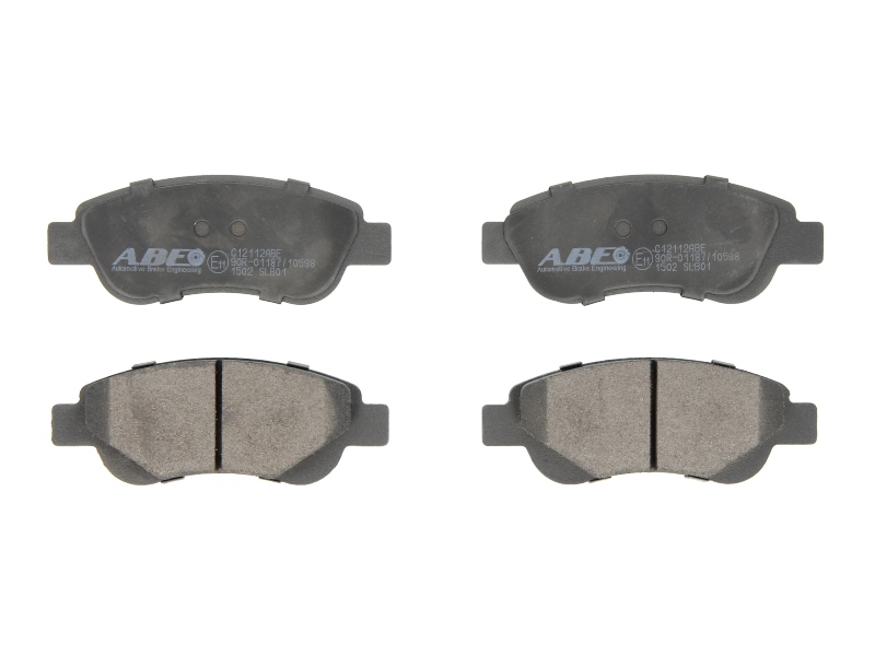 Комплект тормозных колодок передн , CITROEN C1, C1 II  PEUGEOT 107, 108  TOYOTA AYGO, AYGO/HATCHBACK, YARIS 1.0-1.4D 06.05-