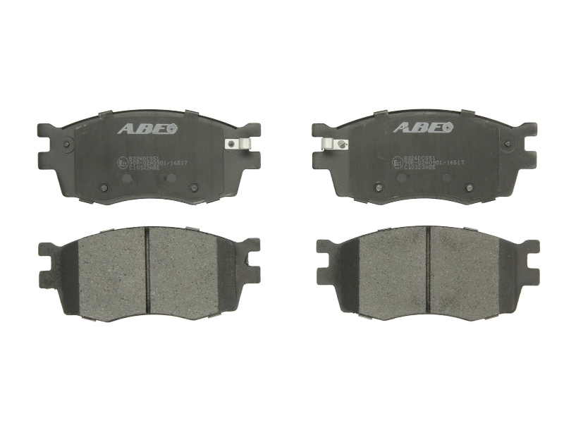 Комплект тормозных колодок передн , HYUNDAI ACCENT III, I20 I, I20 II  KIA RIO II 1.1D-1.6D 03.05-08.20