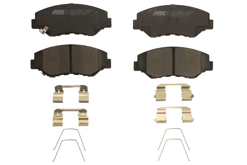 Комплект тормозных колодок передн , HONDA ACCORD IX, ACCORD VII, CITY IV, CIVIC IX, CIVIC X, CR-V I, CR-V II, CR-V IV, CR-V V, ELEMENT, ODYSSEY, PILOT 1.0-3.5 01.99-