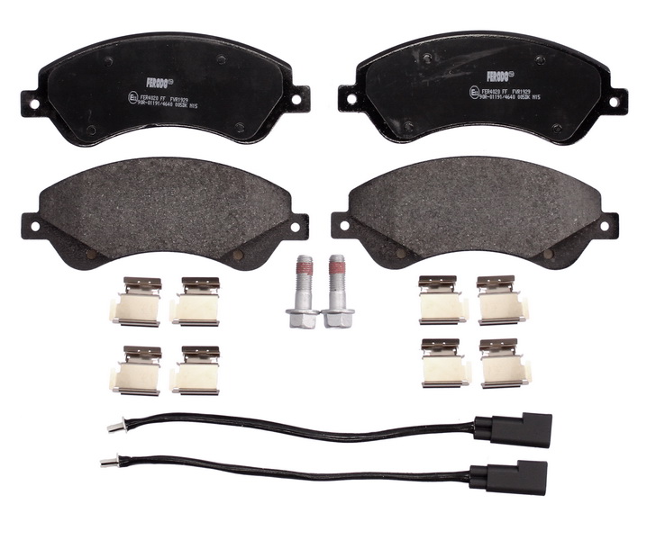 Передние тормозные колодки Ford Transit 06- FWD