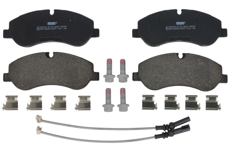 Комплект гальмівних колодок передн , FORD TRANSIT V363 08.13-