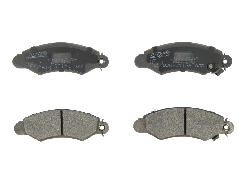 Комплект тормозных колодок передн , SUBARU JUSTY II  SUZUKI SWIFT II, WAGON R 1.0/1.3 03.89-12.05
