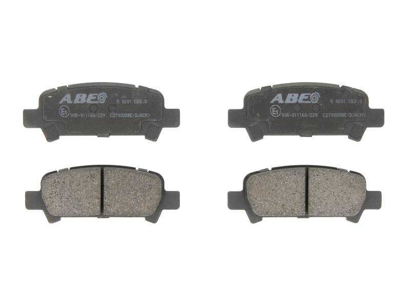 Комплект гальмівних колодок задн , SUBARU FORESTER, IMPREZA, LEGACY III, LEGACY IV, LEGACY V, OUTBACK, XV 1.5-3.0 03.94-